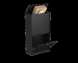 ONZO Dropbox Medium Frontdoor FRONT open BLK
